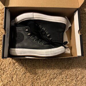 Converse Size 7 Black Water proof Chucks